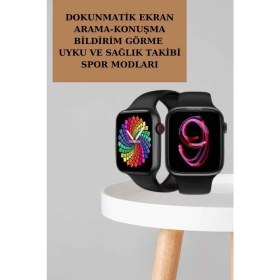Resim Kont Powerbank Bluetooth Kulaklık ve Yeni Model Akıllı Saat Seti Anc Özelliği Dokunamatik 