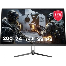 Resim Fazeon X24F200 23.8" 200Hz 0.5ms Fast IPS Fhd Hdmı*1+Dp*1 Rgb Gamıng Monitör 