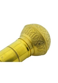 Resim Fantom Pirinç El Yapımı Kahve Karabiber Değirmeni Öğütücü 19cm Sarı 