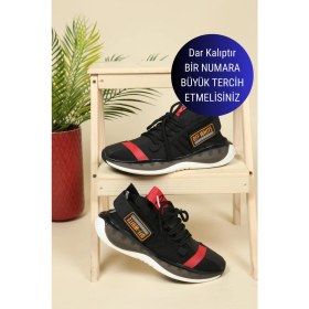 Resim Birikon GUJA Şeffaf Taban Triko Erkek Spor Ayakkabı S 