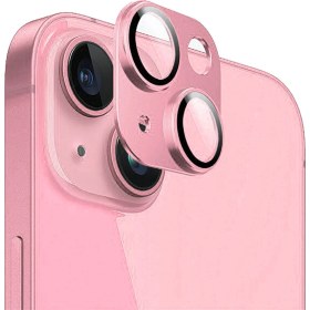 Resim Microcase iPhone 14 - iPhone 14 Plus Kamera Camı Lens Koruyucu Halka Set - AL3130 