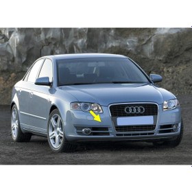 Resim Audi A4 B7 2005-08 Ön Tampon Çeki Çekme Demiri Kapağı 8E0807241C 