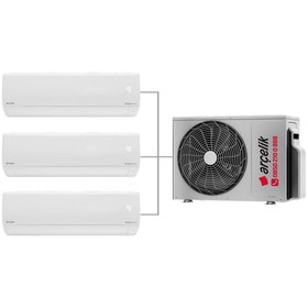 Resim Multi Sistem Duvar Tipi 3+1 İnverter 9+9+9 18000Btu Klima ZM18103-999 