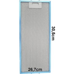 Resim Beko Hca 92844 Bh Ankastre Davlumbaz Aspiratör Alüminyum Yağ Süzgeç Tel Kaset Filtre 26,7X30,5 