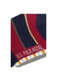 Resim U.S. Polo Assn. U.s. Polo Assn. Erkek Çocuk Gri Melanj Çorap Soket 50318047-vr086 