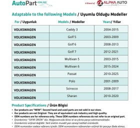 Resim Alpha Auto Part Döşeme Klips için Volkswagen 