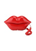 Resim Lemestar Wx-3061 Kırmızı Dudak Şekilli Telefon - Net Ses Kalitesi, Abs Malzeme, Ev Dekoru Ve Seçeneği Xd10952 İle Paket 