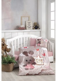Resim BonjardinHome Dijital Baskılı 3D Pamuklu Bebek Nevresim Takımı 