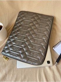 Resim Adalinhome Sermio Hakiki Deri Clutch Tablet Çantası 