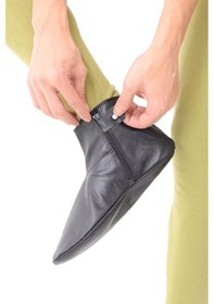 Resim Hakiki Oğlak Derisi Astarsız Ve Fermuarlı Mest Siyah 