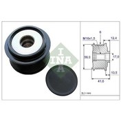Resim INA 535021010 Alternatör Kasnağı Rulmanlı Golf VI Vıı Passat Transporter T5 A1 A3 A4 A5 A6 Tt Leon 2.0 Tsı 6K 