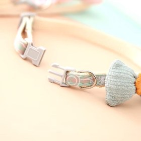 Resim Fiyonklu Kedi Tasması - Çok Hafif - Açık Pembe Renkli Fiyonk 