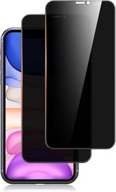 Resim iPhone 11 Privacy (Hayalet) Ekran Koruyucu - 2 Adet - 9H Temperli Cam, Yan Görünme Engelleyici, Tam Kaplama 