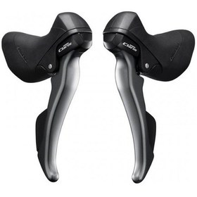 Resim Shimano Claris St-r2030 Vites Fren Kolları 3x8v Siyah 