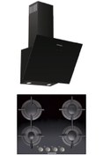 Resim Hoover 2'li Ankastre BURSA Set Siyah (HVW6MB Ocak + HDG6C1GBTK Davlumbaz) 