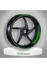 Resim Reflektör Mavi Yamaha Mt-07 Uyumlu Racıng 1 Set Jant Şeridi Çok Renkli 