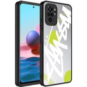 Resim Xiaomi Redmi Note 10s Kılıf Aynalı Desenli Kamera Korumalı Parlak Zore Mirror Kapak 