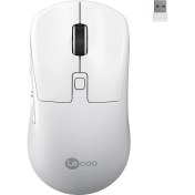 Resim Lecoo WS216 Kablosuz 1600DPI 7 Tuşlu Optik Mouse Beyaz 