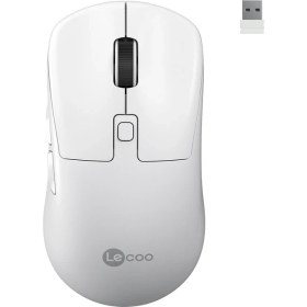 Resim Lecoo WS216 Kablosuz 1600DPI 7 Tuşlu Optik Mouse Beyaz 