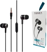 Resim Sepet24 Tonex K1 Süper Bass Mikrofonlu Kulaklık 