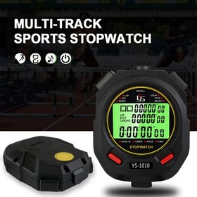 Resim Profesyonel Dijital Kronometre Işıklı Ekran - 10/30/60/100 İzleme, Koşu & Dış Mekan Antrenmanı için Geri Sayım Zamanlayıcısı - Hakemler & Sporcular için İdeal Hediye 
