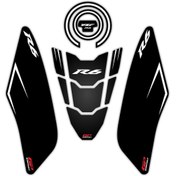 Resim Gp Kompozit Yamaha R6 2017-2022 Uyumlu Tank Pad Seti Siyah (519716739) 