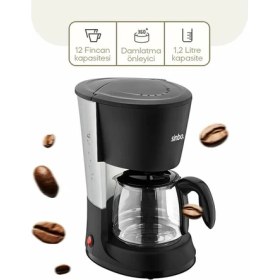 Resim Marsilyan Sinbo 2'si 1 Arada Filtre Kahve ve Çay Demleme Makinesi 