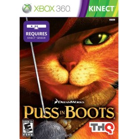 Resim THQ Xbox 360 Kinect Puss In Boots Çizmeli Kedi Kamera Destekli Oyun 
