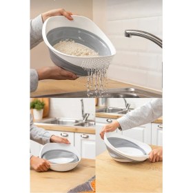 Resim Ahir Ticaret Çok Fonksiyonlu Katlanır Mutfak Seti 4'lü 