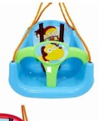 Resim DEDE Çocuk Salıncak Mavi Renk 03065 Ayarlanabilir Halatlı - 30 kg Kapasite, Yerl 