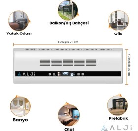 Resim Alji 2200 W Süper Sessiz Seramik Isıtıcı 