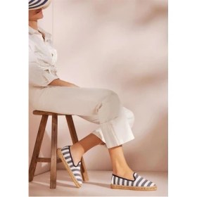 Resim Su Espadril Bianca Lacivert Kadın Düz Espadril 