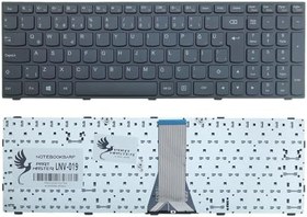 Resim Lenovo İdeapad 500-15Isk 80Nt00Nytx, 80Nt00P2Tx İle Uyumlu Klavye, Siyah 