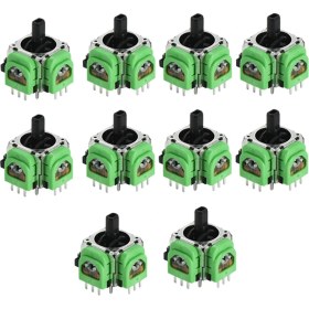 Resim Spibicyy Ps5 Hall Elektromanyetik Joystick Gen 3 Ayarlanabilir Hall 3D Joystick Için 10 Adet Ps5 Oyun Konsolu Onarım Aksesuarları (Yurt Dışından) 