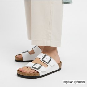 Resim Registan Shoes LANCE UNİSEX KADIN VE ERKEK-Terlik-Parmak Arası Terlik-Anatomik Mantar Taban 