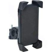 Resim Motosiklet Telefon Tutucu, Açık Gidon Bağlantılı Kıskaçlı (533095311) 