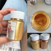 Resim 0.53oz Metalik Altın Sim Tozu DIY El Sanatları, Reçine Sanatı ve Parti Süslemeleri İçin – Pratik Şişede Parıldayan Altın Pigment, El Sanatları İçin Sim 