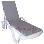 Resim Mirzademarket Şezlong Minderi Standart Su Geçirmez Malzeme-Açık Gri 