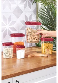 Resim Karaca Slot Red 5 Parça Saklama Kabı 