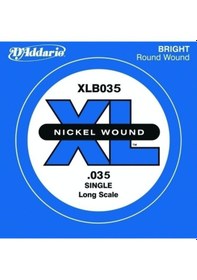 Resim D'Addario Nickel Wound Single Long Scale .035 - XLB035 Bas Gitar 