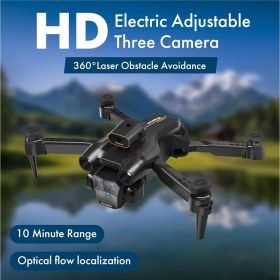 Resim Çift Kamera Drone Uzaktan Kumanda App Destekli Quadcopter Tek Tuş Iniş Kalkış 