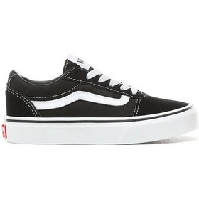 Resim Vans Vn0a38j9 Yt Ward Sneakers Siyah Çocuk Spor Ayakkabı 