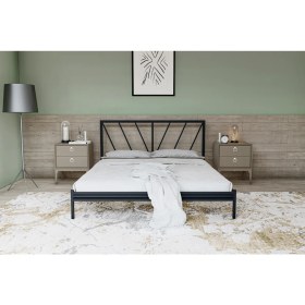 Resim Metalia gm 227 Gözde Dublex Metal Karyola Siyah 140X190 