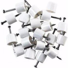 Resim ŞEN Beyaz Çivili Raf Pimi 100 Adet 