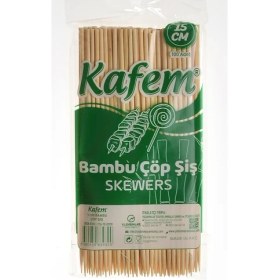 Resim Kafem Çöp Şiş Bambu 15 cm 100 Adet 