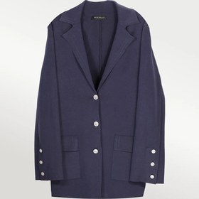 Resim Lacivert Triko Kadın Blazer Ceket - LACİVERT / 42 
