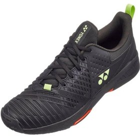 Resim Yonex Sonicage 3 Erkek Tenis Ayakkabısı Siyah Siyah 