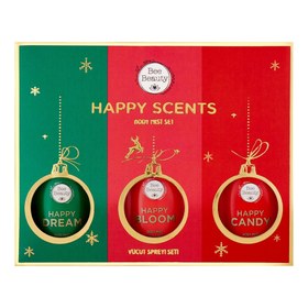 Resim Bee Beauty Happy Scents Mini Vücut Spreyi Seti 3 x 50 ml 