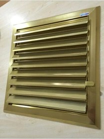 Resim 23 23 Cm Gold Renk Telli Alüminyum Menfez 