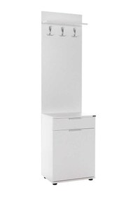 Resim Porto Tek Kapılı Çekmeceli Portmanto ve Ayakkabılık Dolabı - Beya 